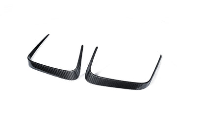 Dry Carbon Fiber BMW M8 (F9X) Rear Canards (Paktechz Design)