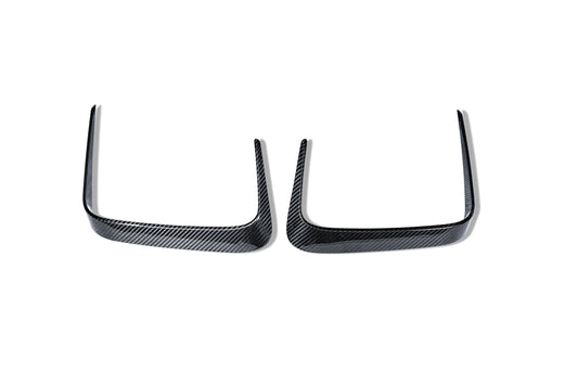 Dry Carbon Fiber BMW M8 (F9X) Rear Canards (Paktechz Design)