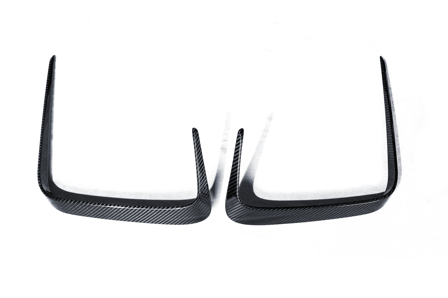 Dry Carbon Fiber BMW M8 (F9X) Rear Canards (Paktechz Design)