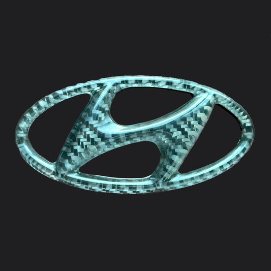 Custom Carbon Fiber Hyundai Emblem