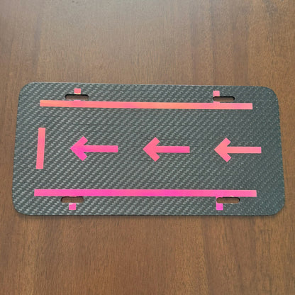 Custom Carbon Fiber License Plate