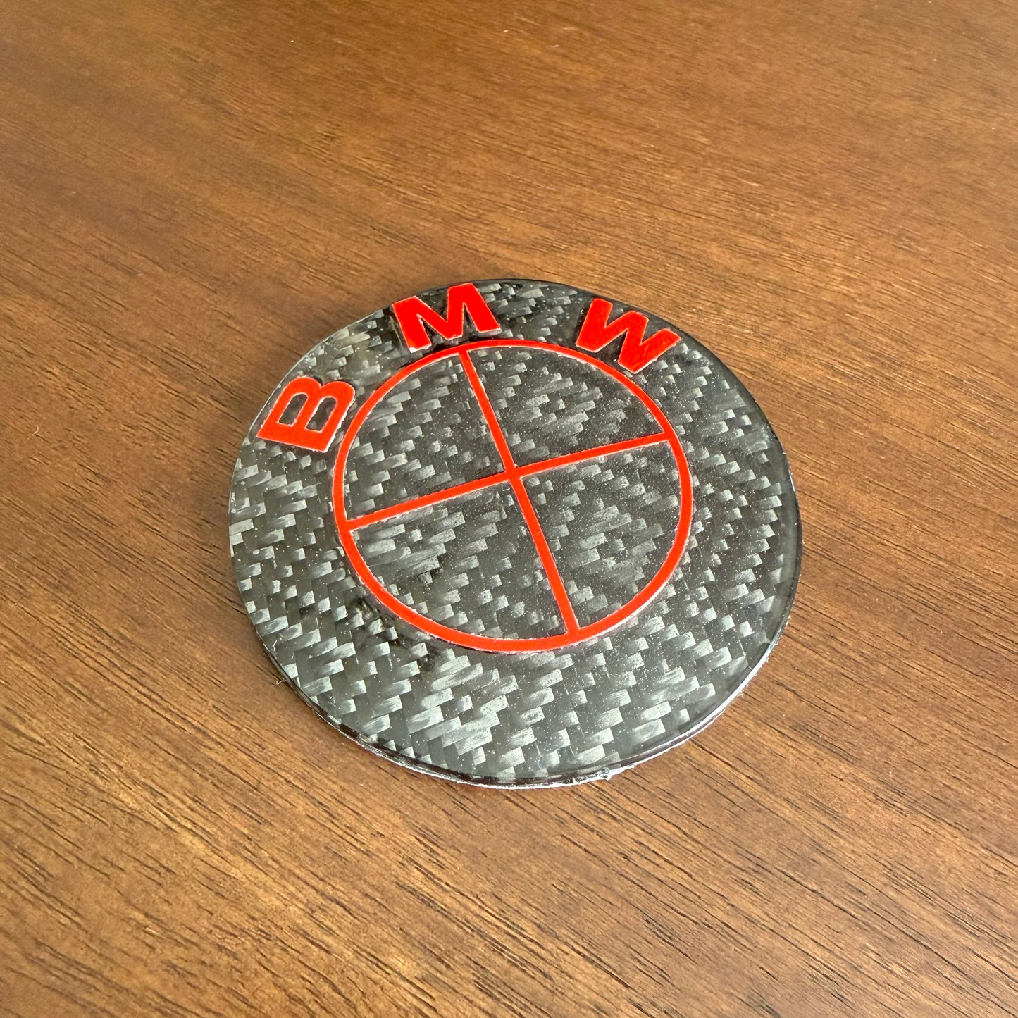 Custom Carbon Fiber BMW Emblem - Single