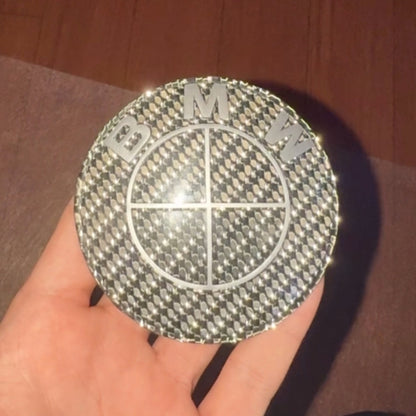 Carbon Fiber BMW Emblem - Single