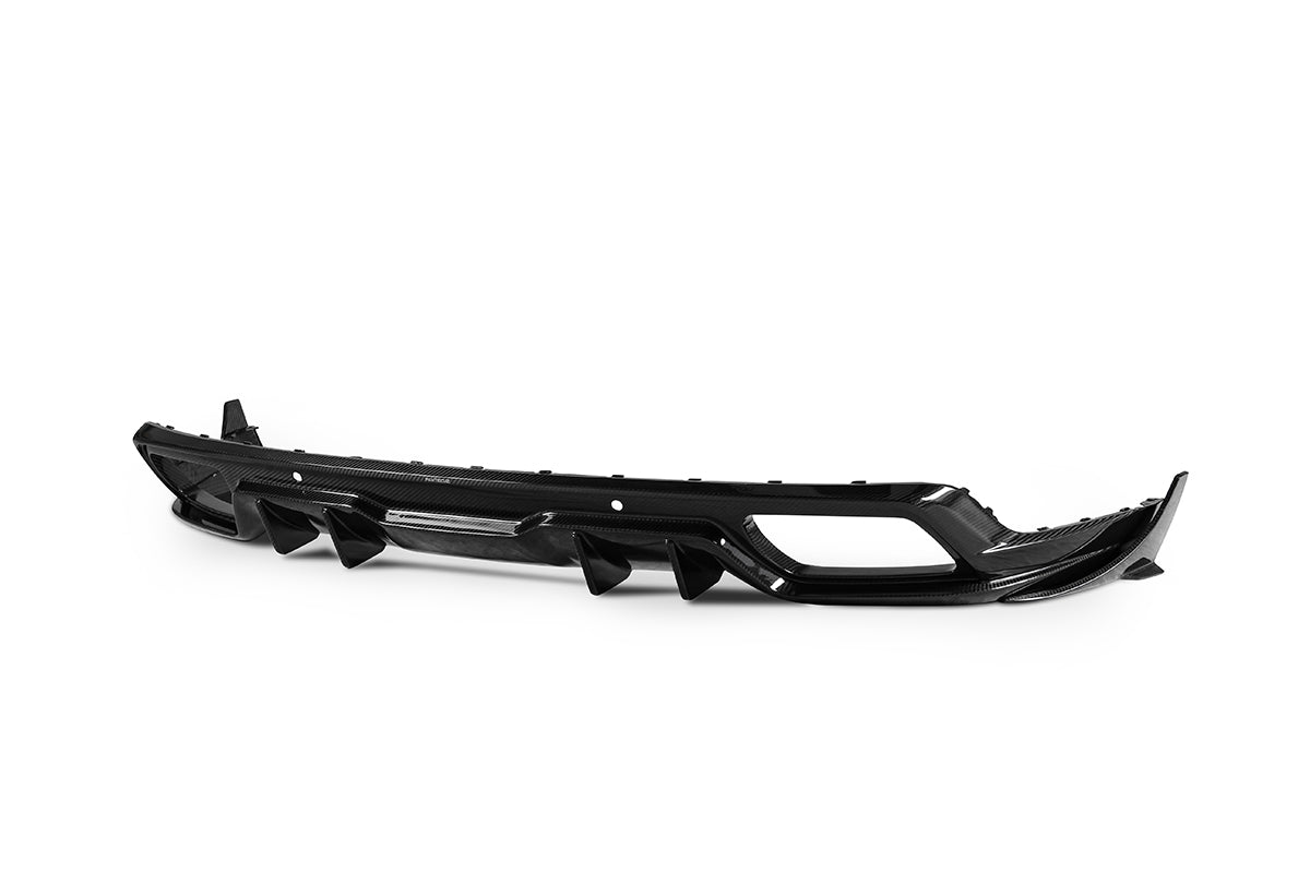 Dry Carbon Fiber Porsche Panamera (971) Rear Diffuser (Paktechz Design)