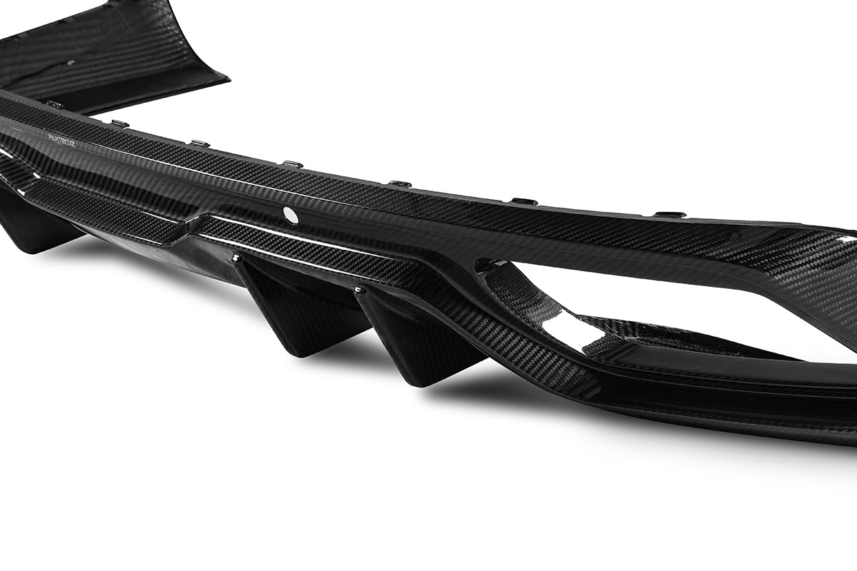 Dry Carbon Fiber Porsche Panamera (971) Rear Diffuser (Paktechz Design)