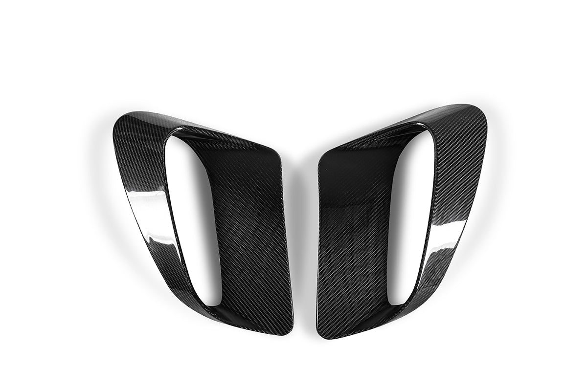 Dry Carbon Fiber Porsche Turbo S (992) Side Air Intakes (Paktechz Design)