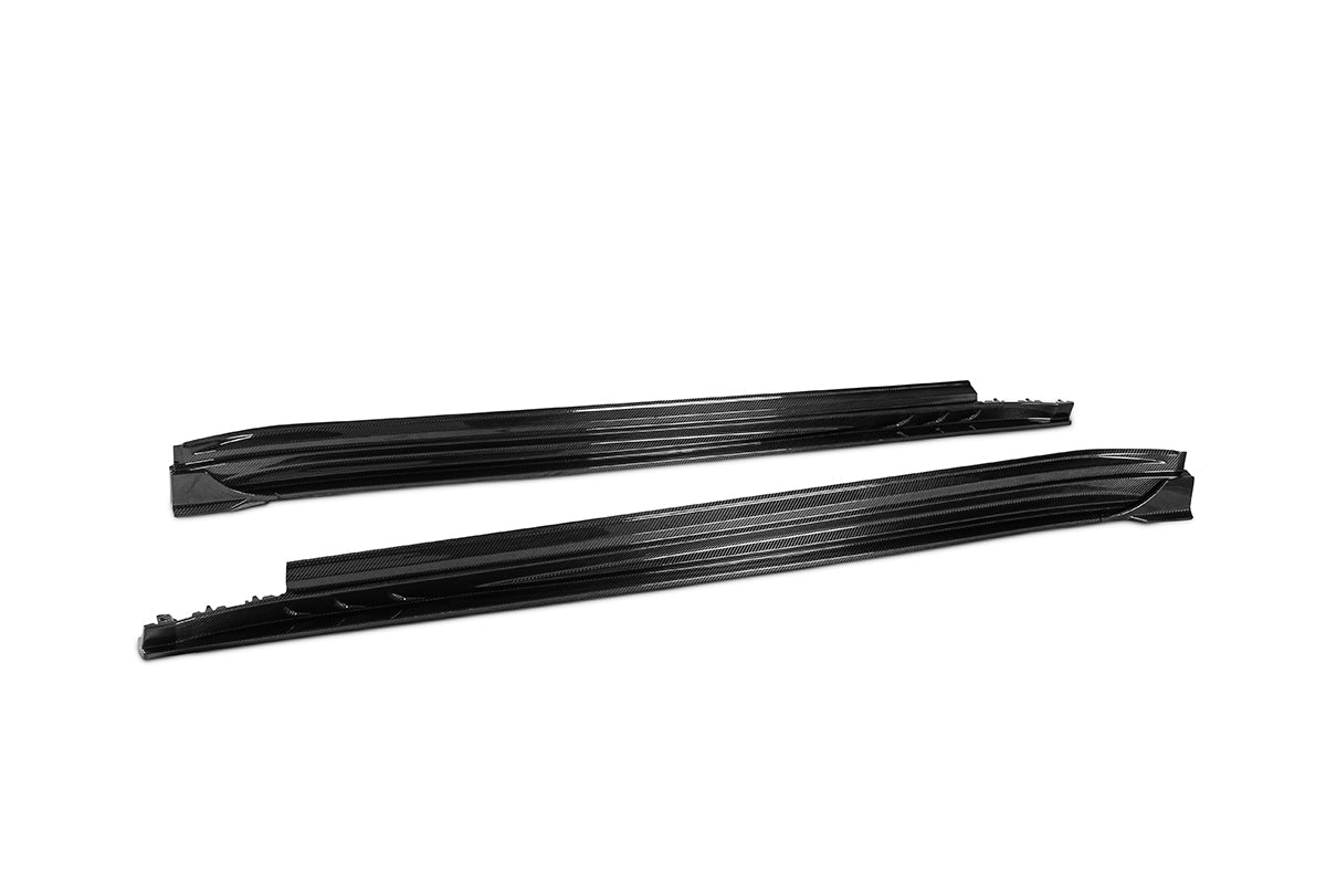 Dry Carbon Fiber Porsche Panamera (971) Side Skirts (Paktechz Design)