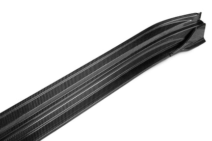 Dry Carbon Fiber Porsche Panamera (971) Side Skirts (Paktechz Design)