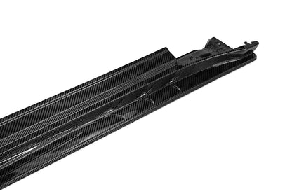 Dry Carbon Fiber Porsche Panamera (971) Side Skirts (Paktechz Design)