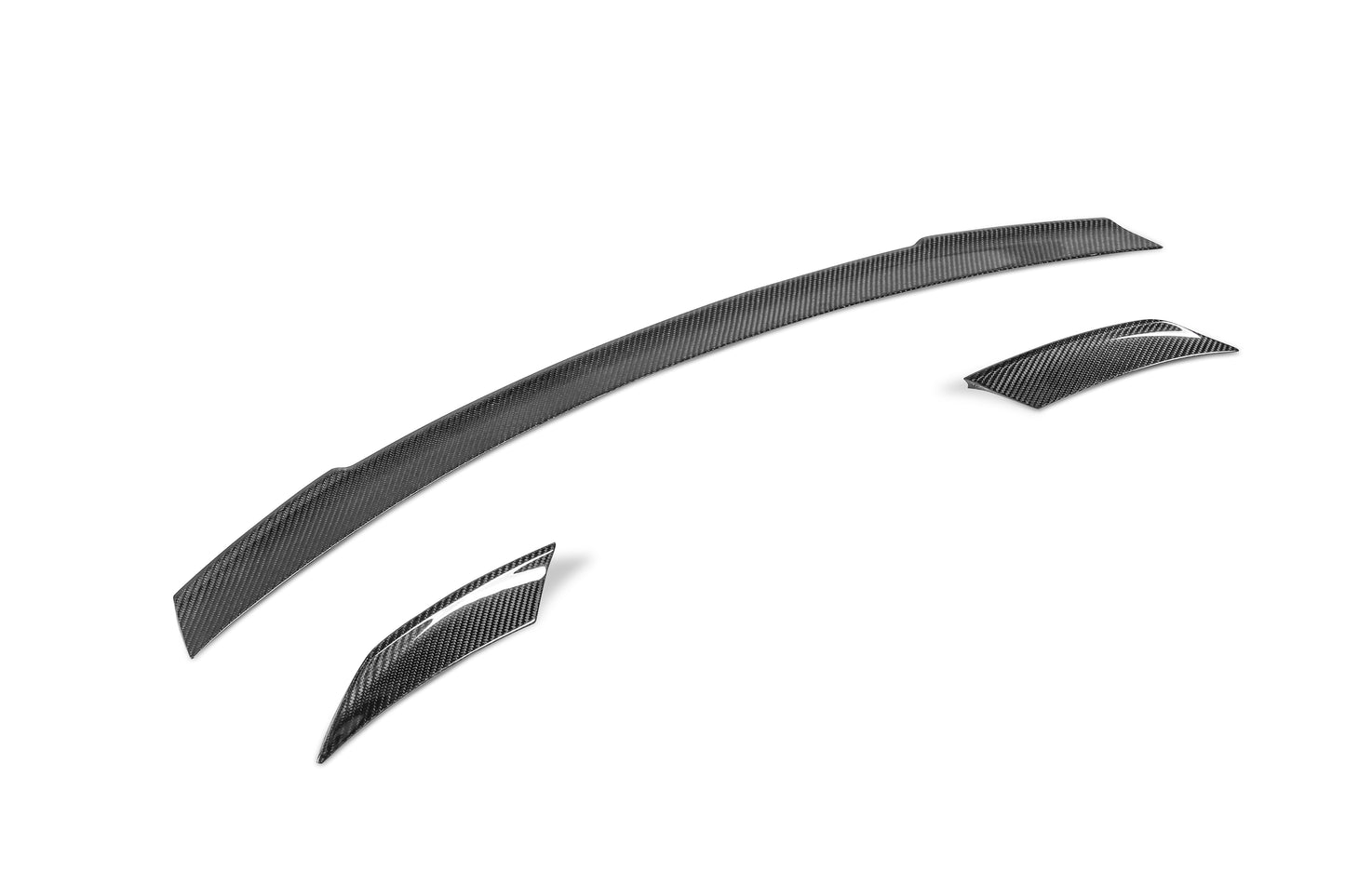 Dry Carbon Fiber Porsche Taycan Ducktail Rear Spoiler (Paktechz Design)