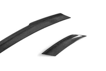 Dry Carbon Fiber Porsche Taycan Ducktail Rear Spoiler (Paktechz Design)