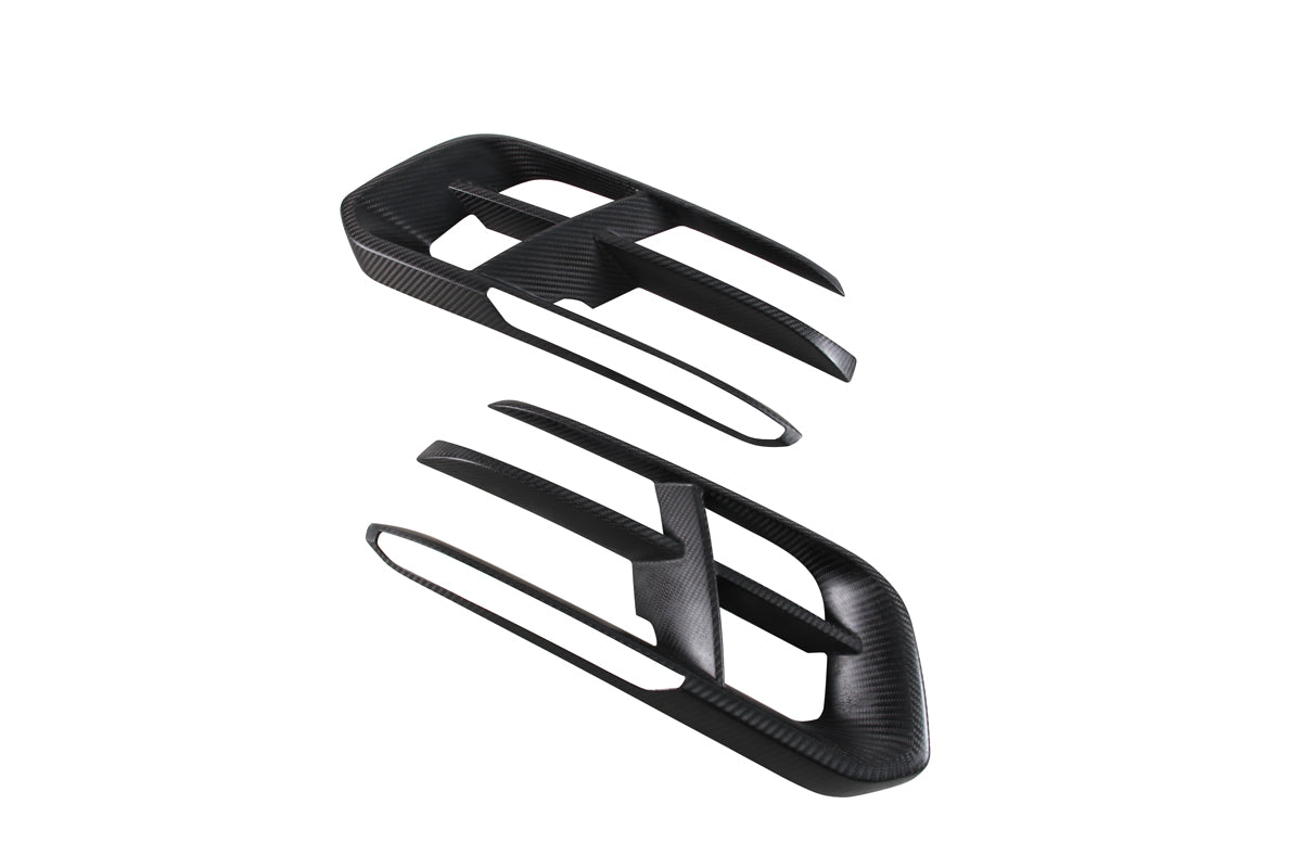 Dry Carbon Fiber Porsche Panamera (971) Front Air Intake Trim (Paktechz Design)