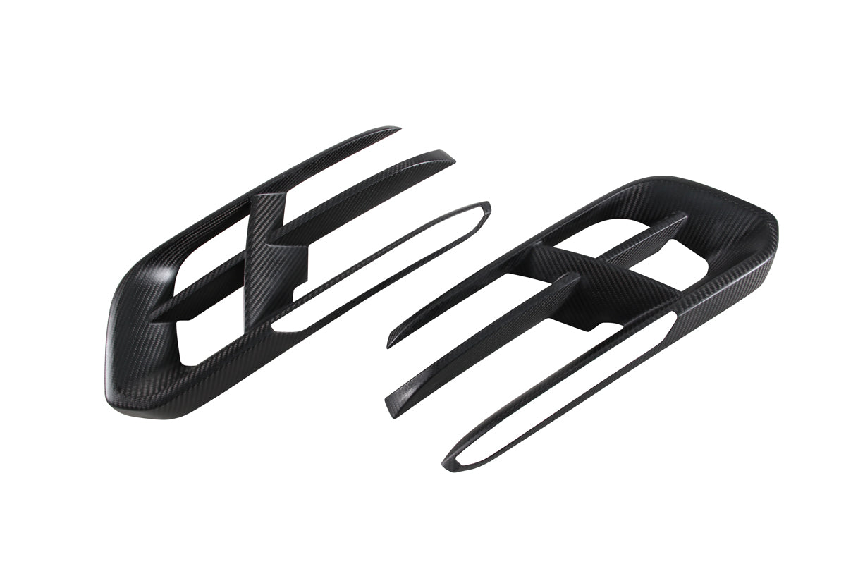 Dry Carbon Fiber Porsche Panamera (971) Front Air Intake Trim (Paktechz Design)