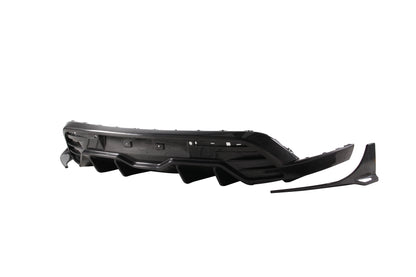 Dry Carbon Fiber Porsche Taycan Rear Diffuser (Paktechz Design)