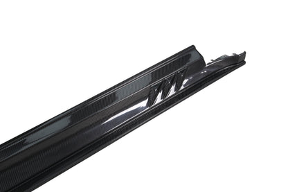 Dry Carbon Fiber Porsche Taycan Side Skirts (Paktechz Design)