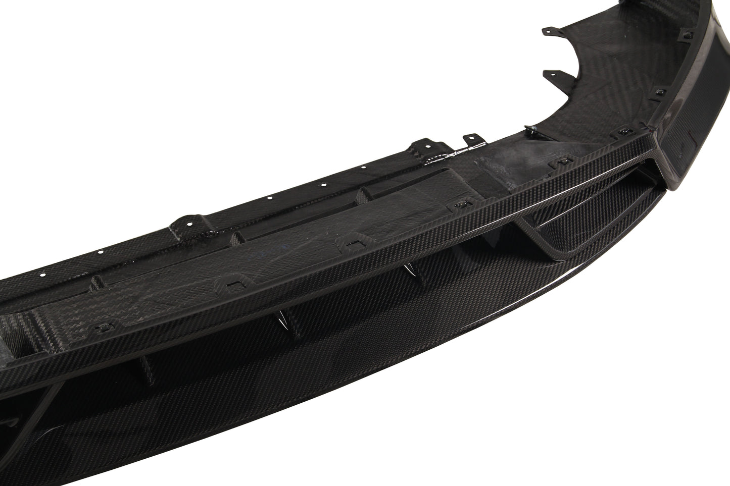 Dry Carbon Fiber Porsche Cayenne (9YA) Front Lip Ver.2 (Paktechz Design)