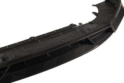 Dry Carbon Fiber Porsche Cayenne (9YA) Front Lip Ver.2 (Paktechz Design)