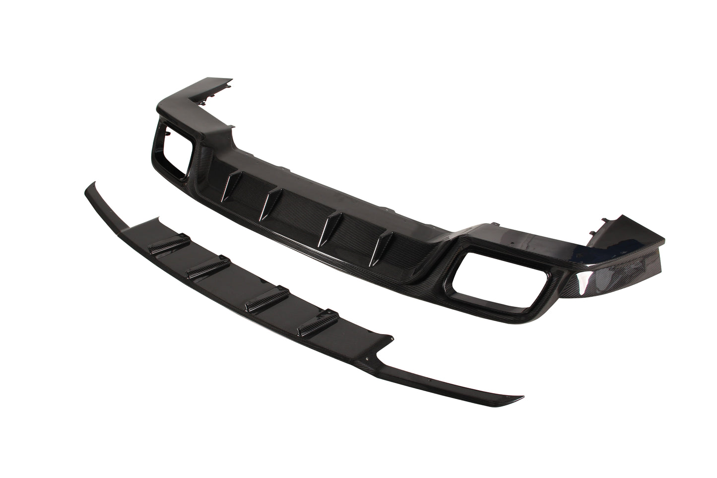 Dry Carbon Fiber Porsche Cayenne (9YA) Rear Diffuser (Paktechz Design)