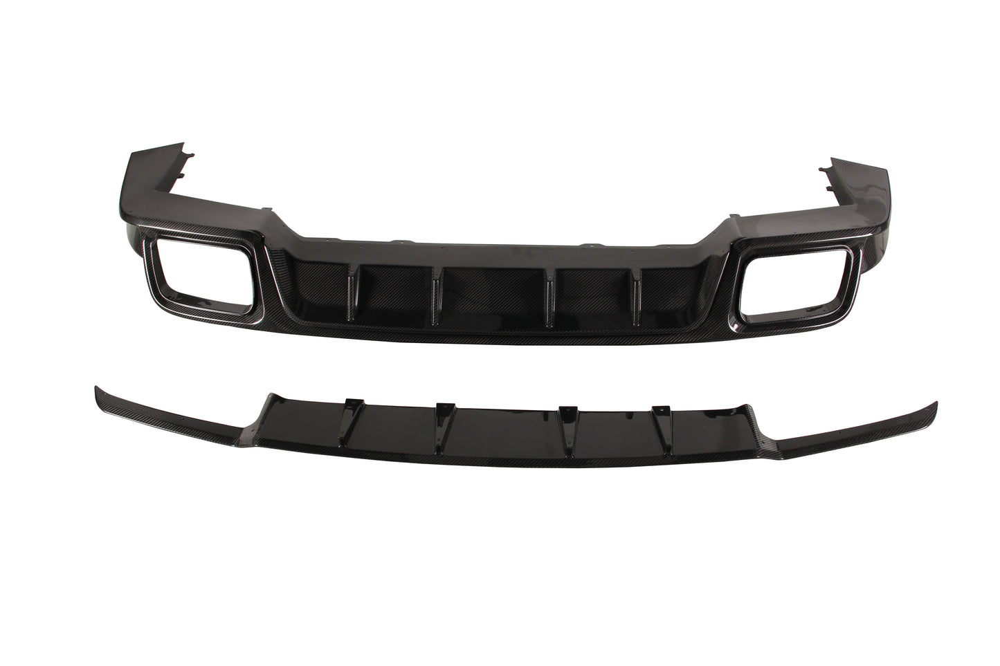 Dry Carbon Fiber Porsche Cayenne (9YA) Rear Diffuser (Paktechz Design)