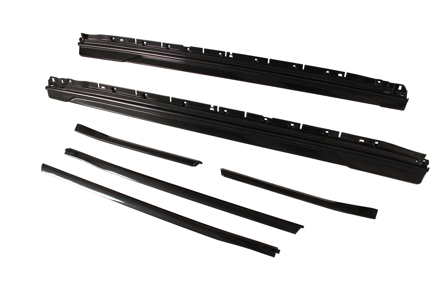 Dry Carbon Fiber Porsche Cayenne (9YA) Side Skirts (Paktechz Design)