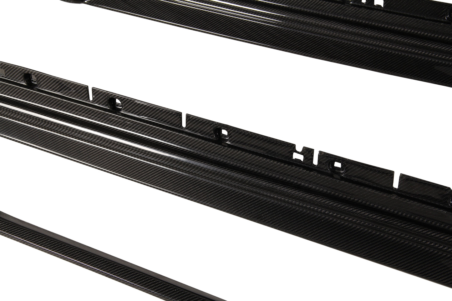 Dry Carbon Fiber Porsche Cayenne (9YA) Side Skirts (Paktechz Design)