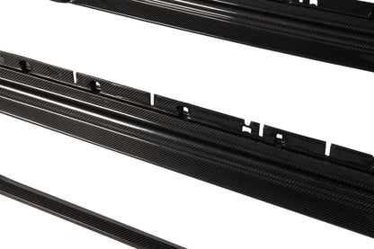 Dry Carbon Fiber Porsche Cayenne (9YA) Side Skirts (Paktechz Design)