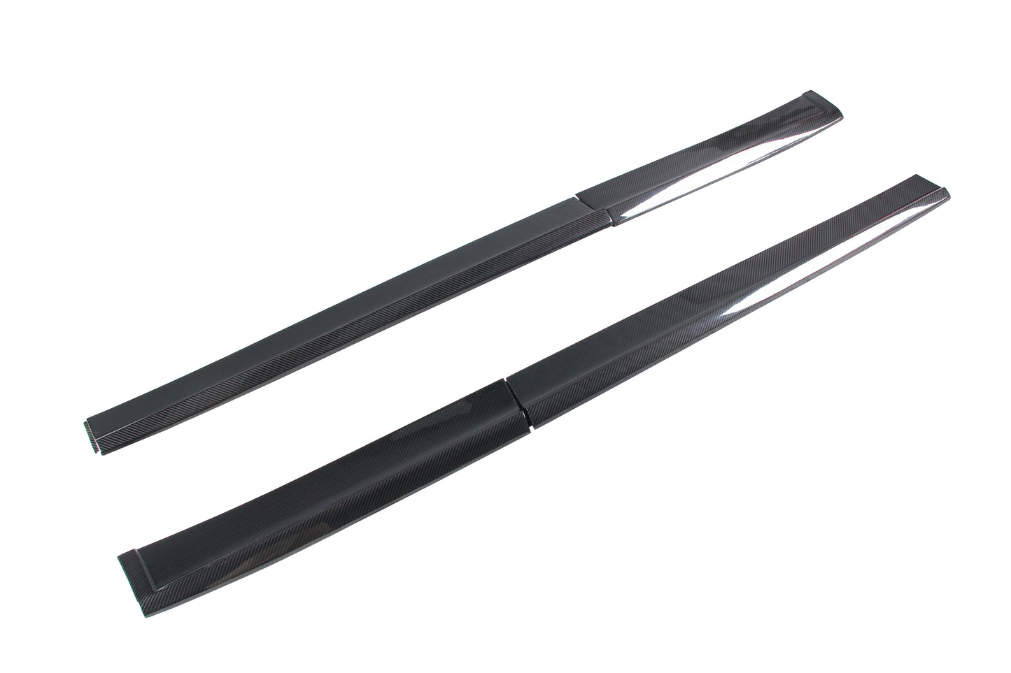 Dry Carbon Fiber Porsche Cayenne (9YA) Lower Door Mouldings (Paktechz Design)