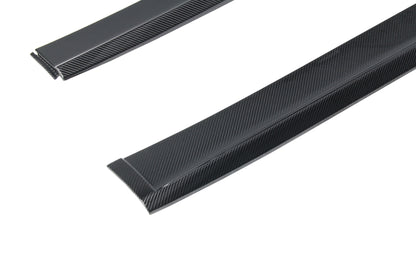 Dry Carbon Fiber Porsche Cayenne (9YA) Lower Door Mouldings (Paktechz Design)