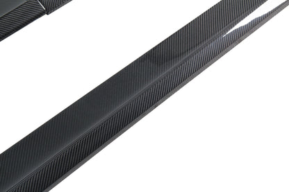 Dry Carbon Fiber Porsche Cayenne (9YA) Lower Door Mouldings (Paktechz Design)