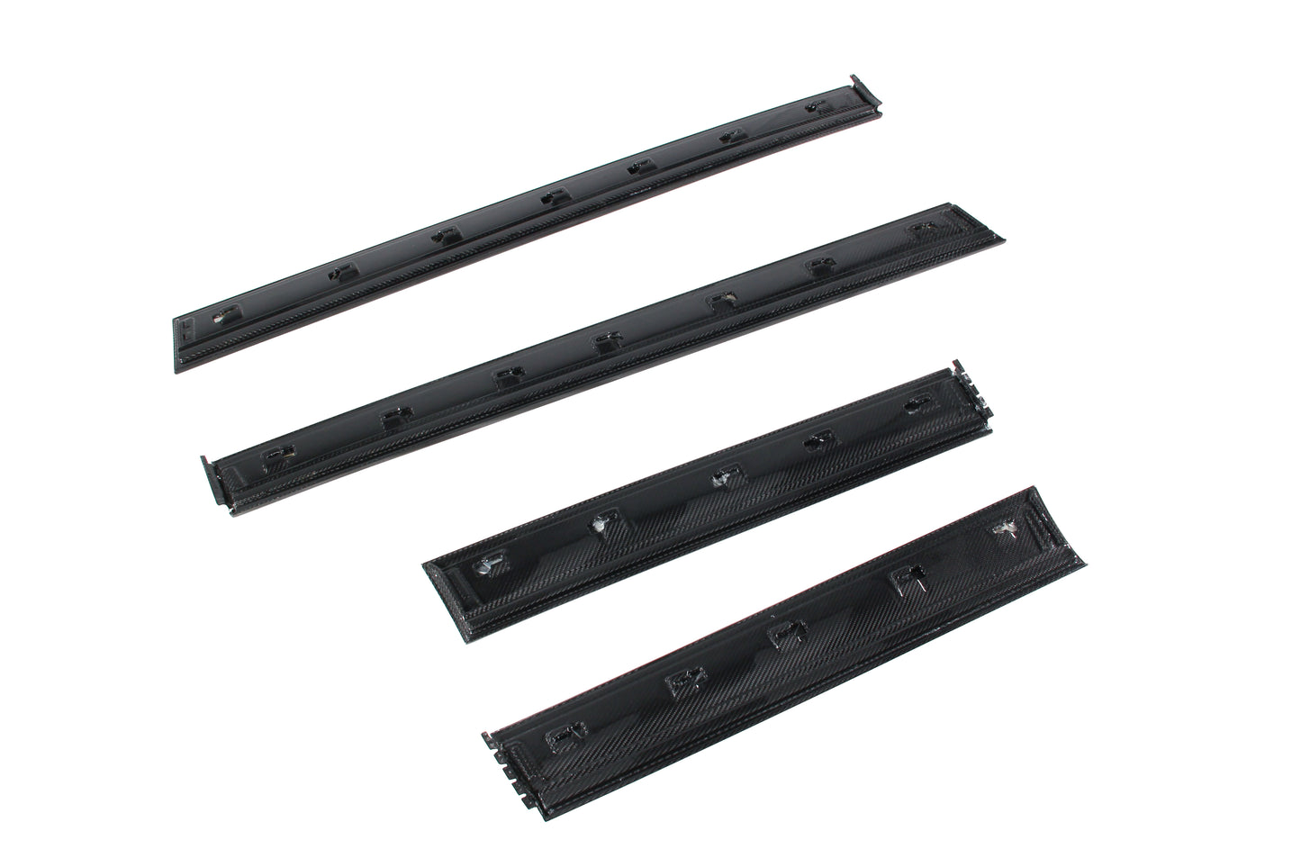 Dry Carbon Fiber Porsche Cayenne (9YA) Lower Door Mouldings (Paktechz Design)