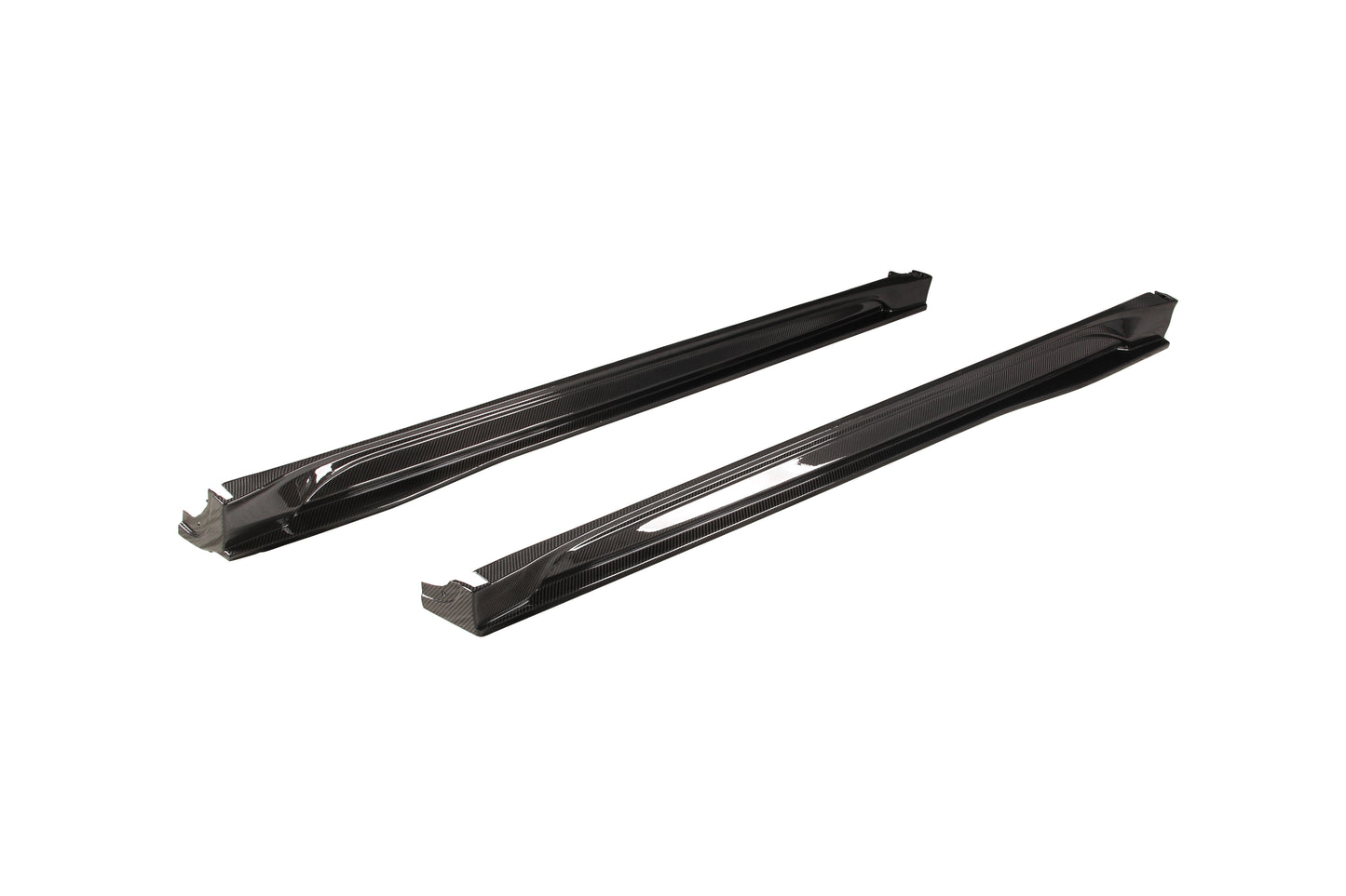 Dry Carbon Fiber Tesla Model Y Side Skirts (Paktechz Design)