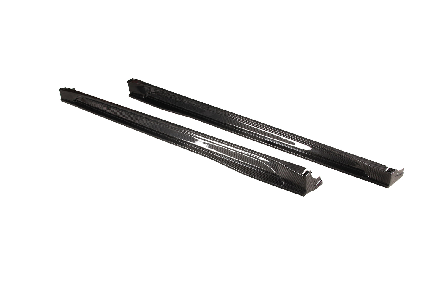 Dry Carbon Fiber Tesla Model Y Side Skirts (Paktechz Design)