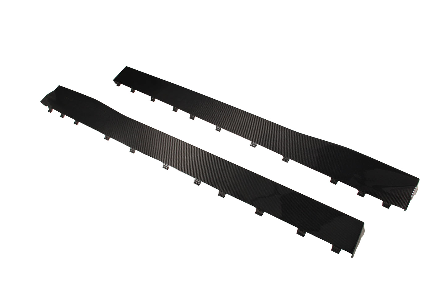 Dry Carbon Fiber Tesla Model Y Side Skirts (Paktechz Design)