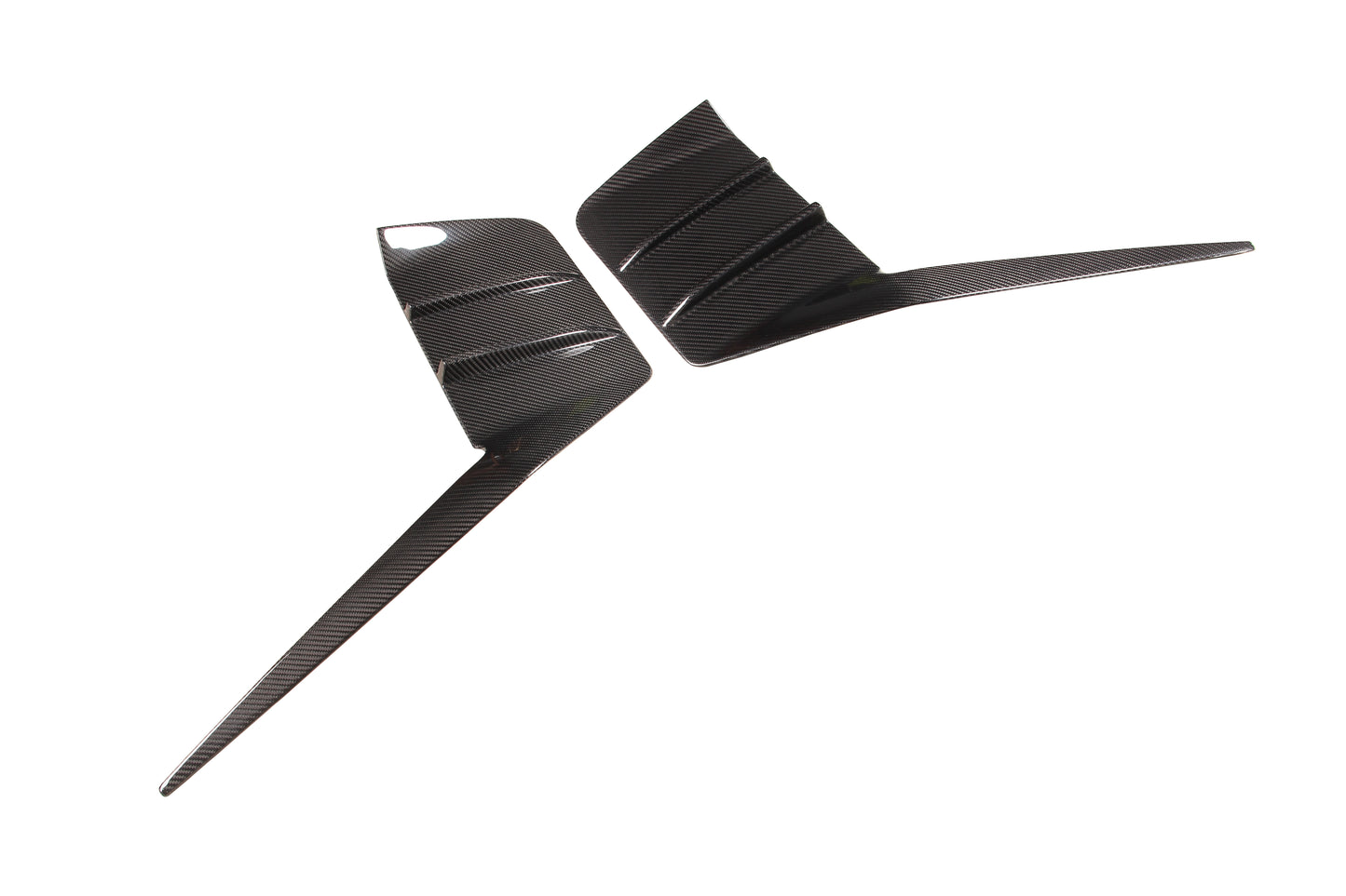 Dry Carbon Fiber BMW M2 (G87) Rear Bumper Trims (Paktechz Design)