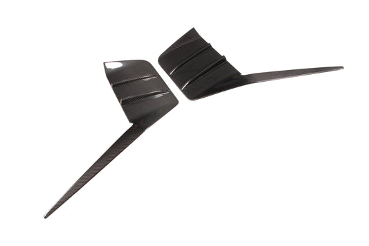 Dry Carbon Fiber BMW M2 (G87) Rear Bumper Trims (Paktechz Design)