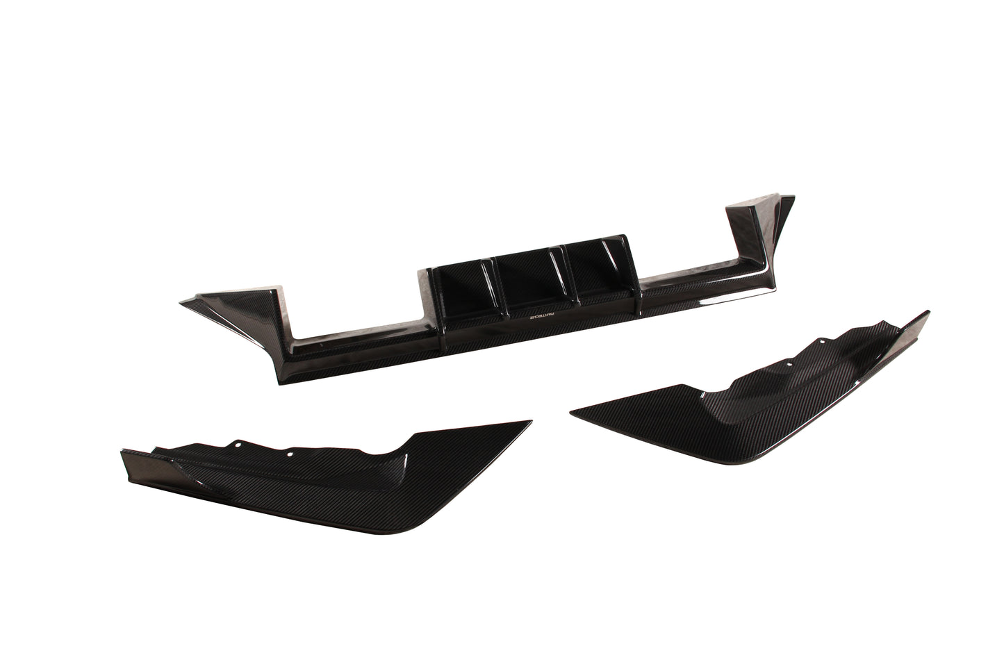 Dry Carbon Fiber BMW M2 (G87) Rear Diffuser (Paktechz Design)