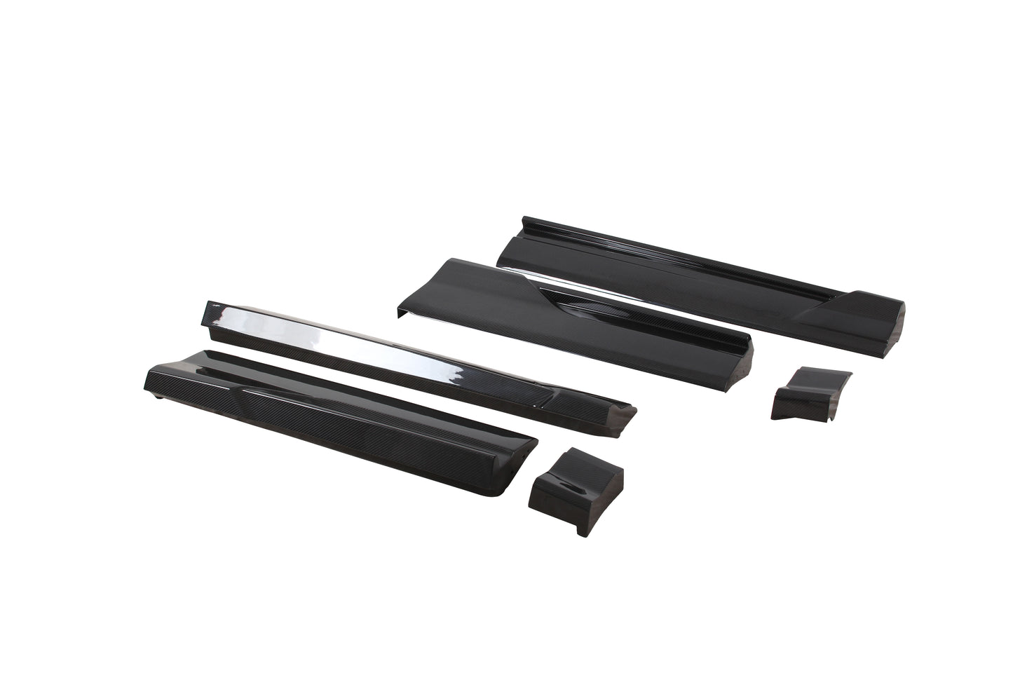 Dry Carbon Fiber Audi RSQ8 Side Skirts (Paktechz Design)