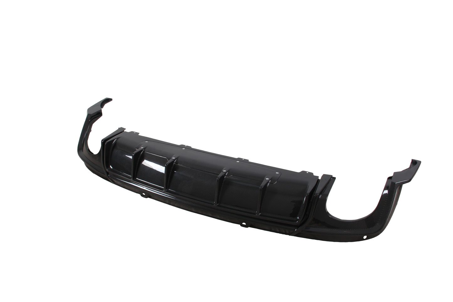 Dry Carbon Fiber Audi RSQ8 Rear Diffuser (Paktechz Design)