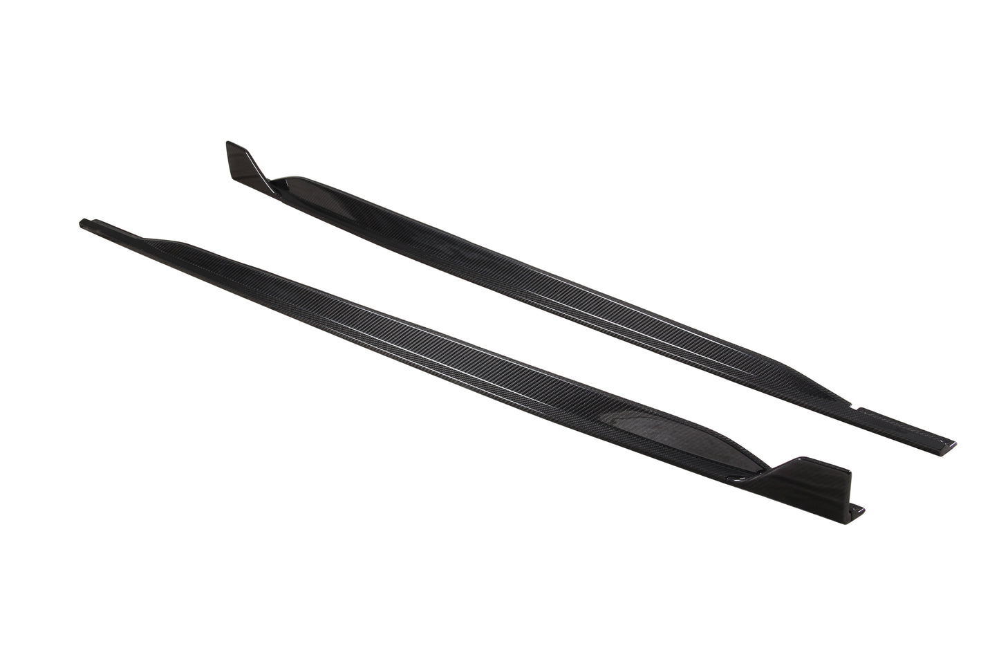 Dry Carbon Fiber Audi RS3 (8Y) Side Skirts Ver.2 (Paktechz Design)