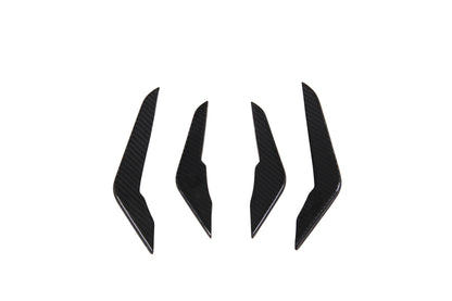 Dry Carbon Fiber Audi RS3 (8Y) Front Canards (Paktechz Design)