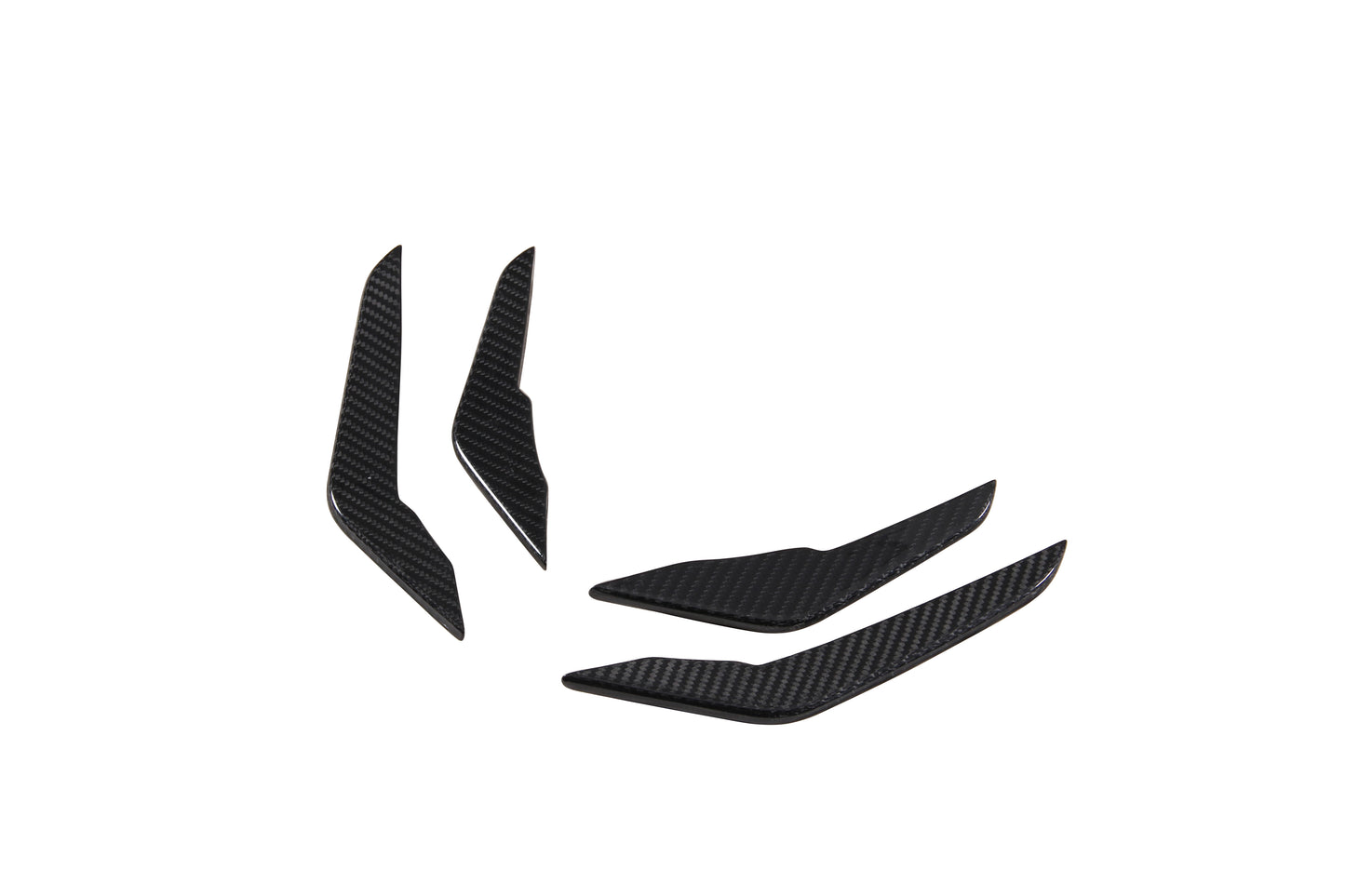 Dry Carbon Fiber Audi RS3 (8Y) Front Canards (Paktechz Design)