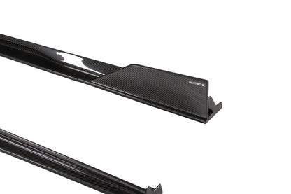 Dry Carbon Fiber BMW M2 (G87) Side Skirts Ver.2 (Paktechz Design)