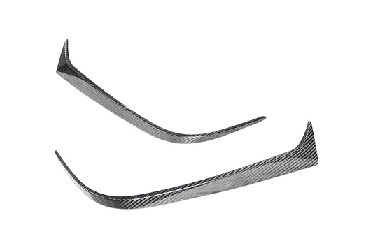 Dry Carbon Fiber BMW M3/M4 (G8X) Front Canards (Paktechz Design)