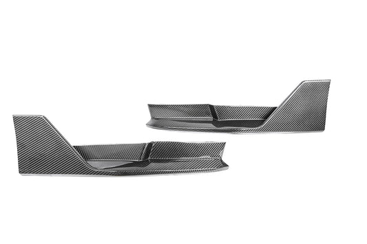 Dry Carbon Fiber BMW M3/M4 (G8X) Rear Side Splitters (Paktechz Design)