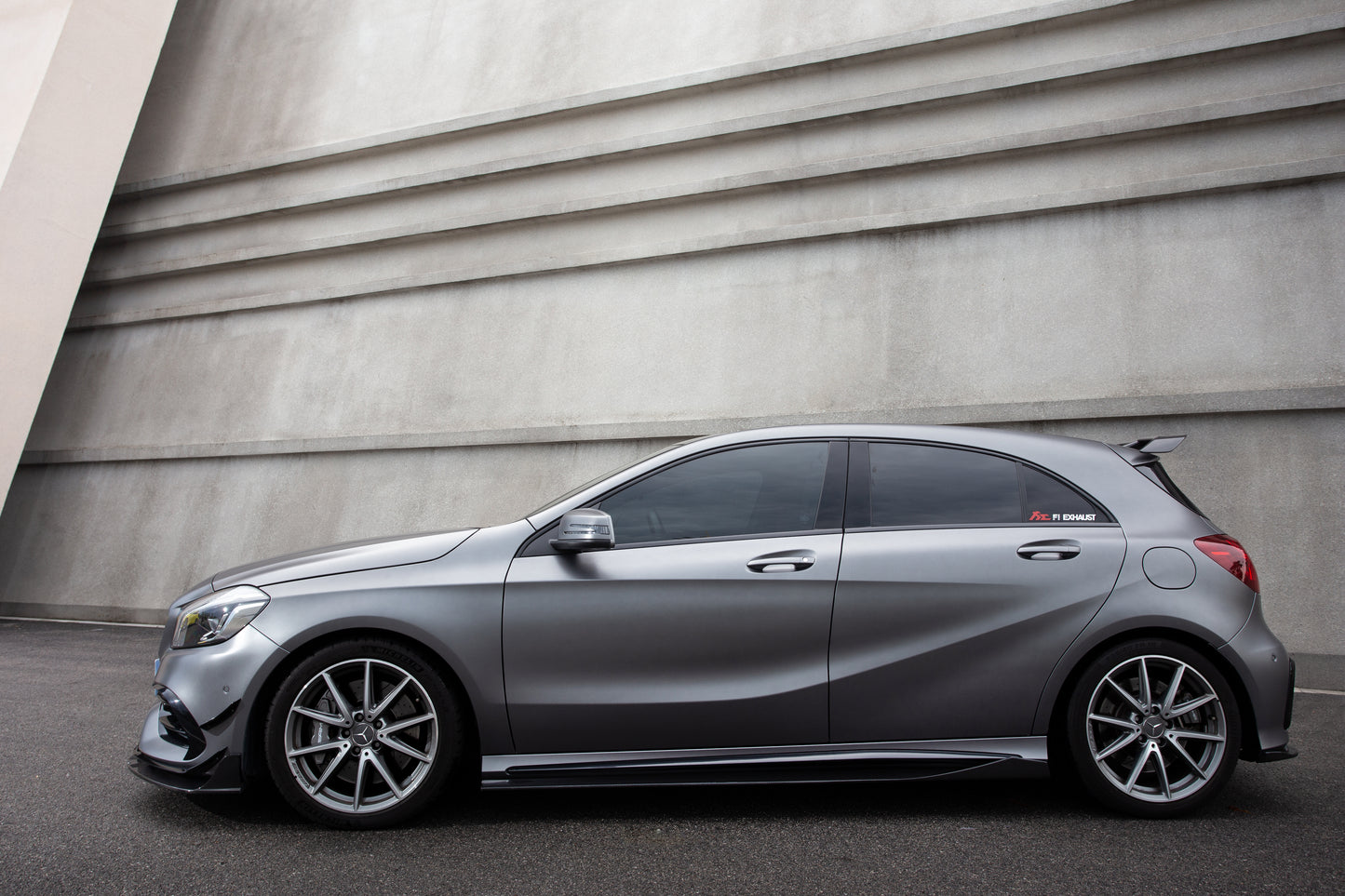 Dry Carbon Fiber Mercedes A-Class (W176) Side Skirts (Paktechz Design)