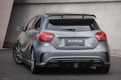 Carbon Fiber Mercedes A-Class (W176) Rear Diffuser (Paktechz Design)