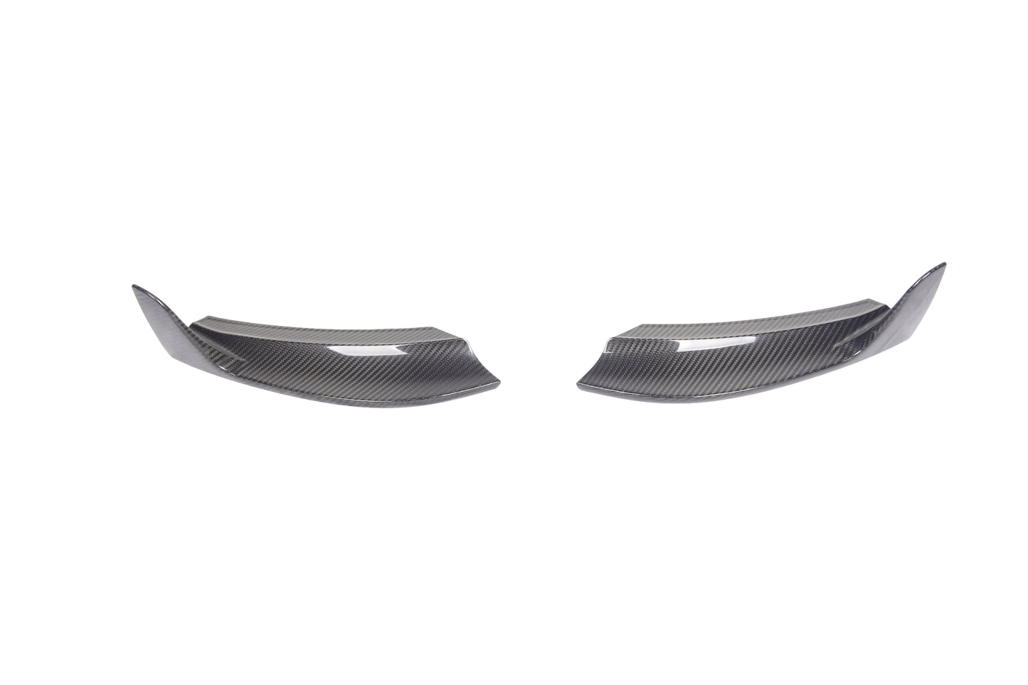 Dry Carbon Fiber Porsche 718 (982) Rear Side Splitters (Paktechz Design)