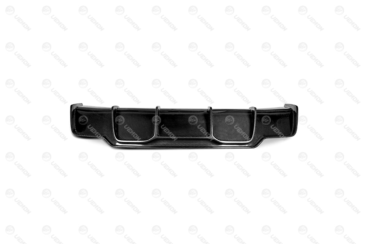 Dry Carbon Fiber Tesla Model 3 Diffuser (Good Mix)