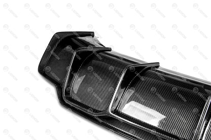 Dry Carbon Fiber Tesla Model 3 Diffuser (Good Mix)