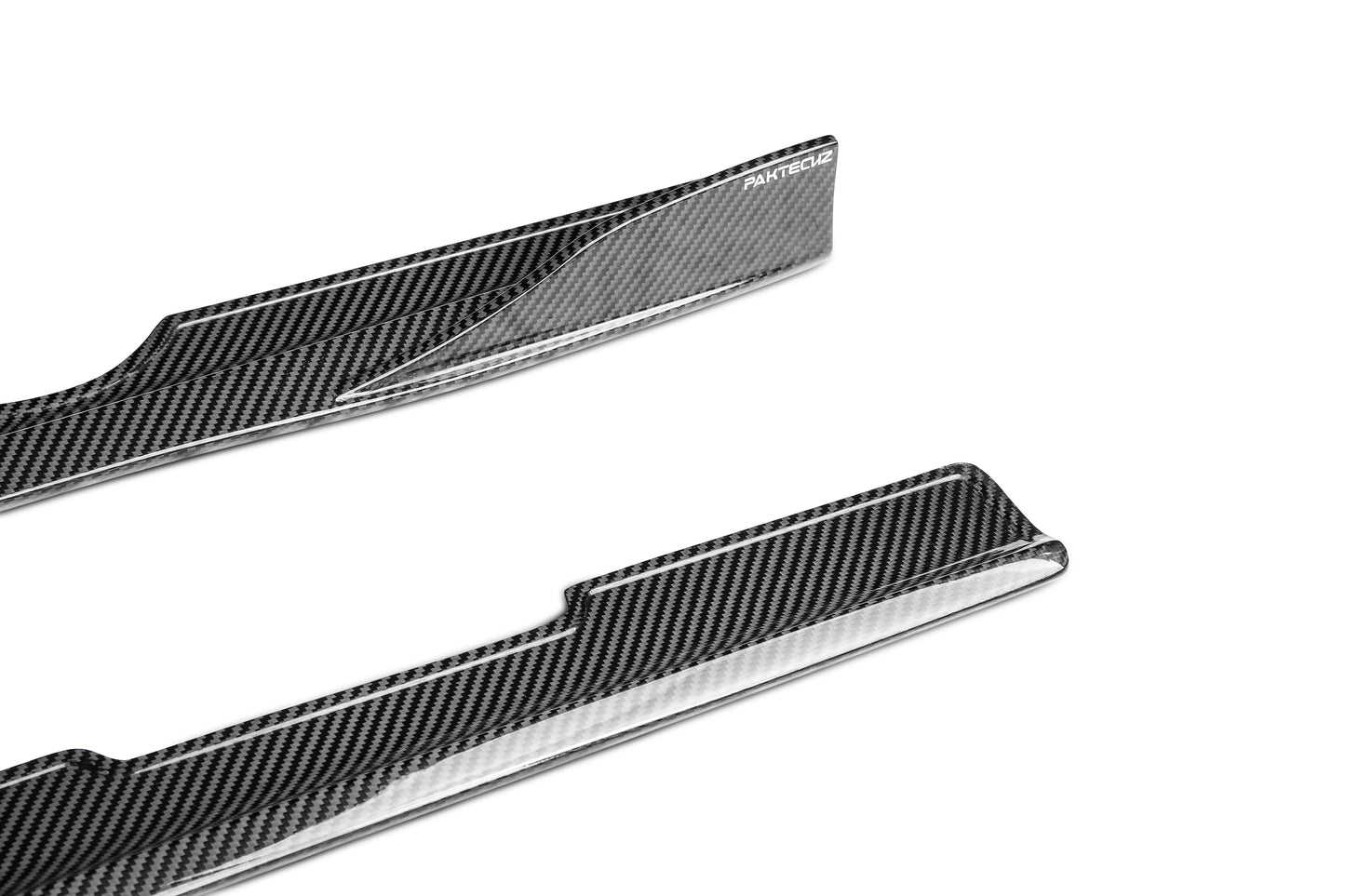 Dry Carbon Fiber Mercedes A-Class (W177) Side Skirts (Paktechz Design)